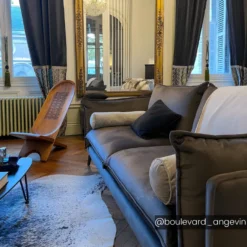 Canapé 2 Places KESTREL En Velours - Anthracite De Pascal Morabito -Promos Chesteris Boutique canape 493393