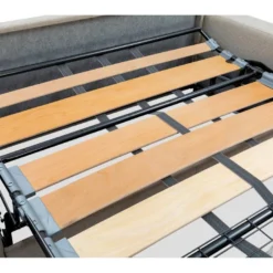 Canapé 3 Places Convertible Express En Simili CALIFE - Blanc - Couchage à Lattes Larges 140 Cm - Matelas 18 Cm 8 Canapé 3 Places Convertible Express En Simili CALIFE - Blanc - Couchage à Lattes Larges 140 Cm - Matelas 18 Cm -Promos Chesteris Boutique canape 503381