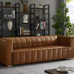 Canapé 3 Places 100% Cuir PARATU - Cuir Vintage