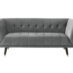 Canapé 3 Places SAMANTHA II En Velours - Gris 8 Canapé 3 Places SAMANTHA II En Velours - Gris -Promos Chesteris Boutique canape 667365