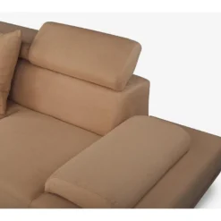 Canapé D'angle XL En Tissu ROMAIN - Beige - Angle Gauche -Promos Chesteris Boutique canape 715641