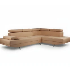 Canapé D'angle XL En Tissu ROMAIN - Beige - Angle Droit -Promos Chesteris Boutique canape 715651