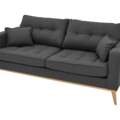 Canapé 3 Places En Tissu Anthracite KENZA 11 Canapé 3 Places En Tissu Anthracite KENZA -Promos Chesteris Boutique canape 7199829