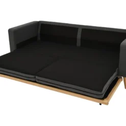Canapé 3 Places Convertible En Tissu Anthracite KENZA 11 Canapé 3 Places Convertible En Tissu Anthracite KENZA -Promos Chesteris Boutique canape 7275393