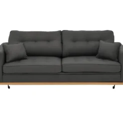 Canapé 3 Places Convertible En Tissu Anthracite KENZA 9 Canapé 3 Places Convertible En Tissu Anthracite KENZA -Promos Chesteris Boutique canape 7275423