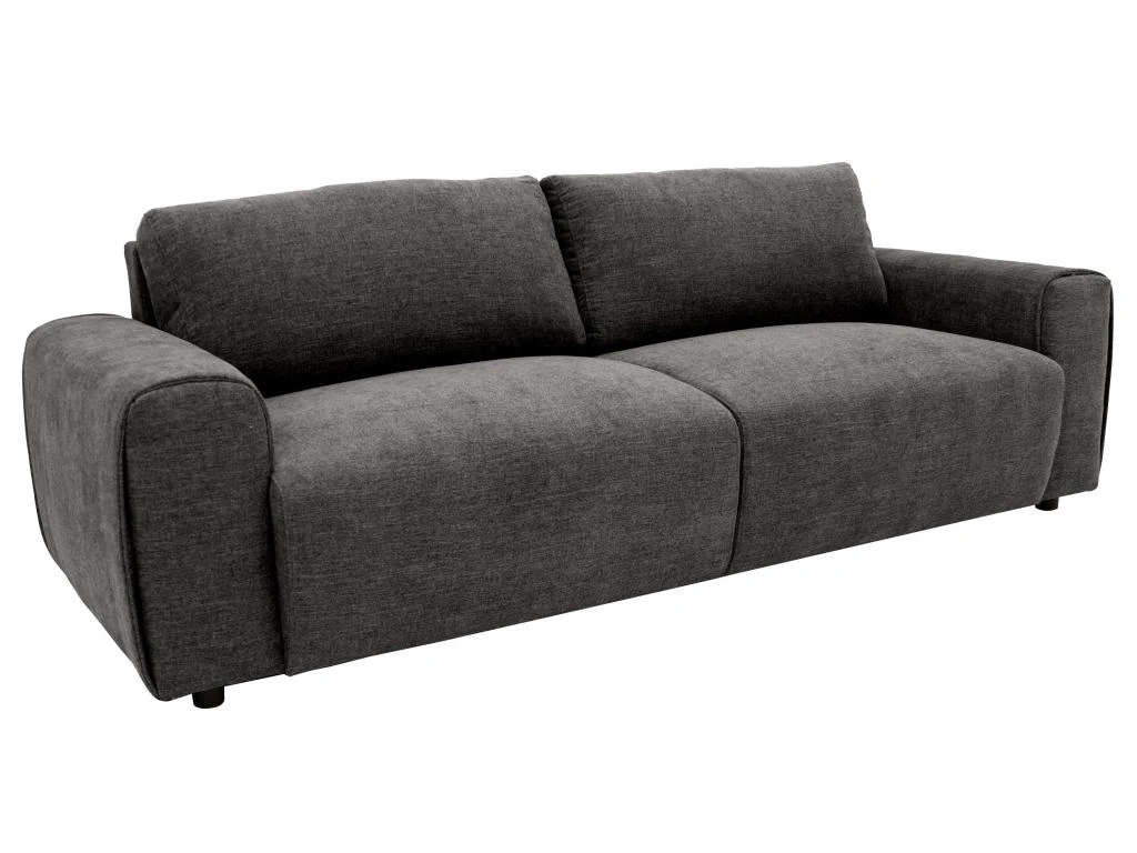 Canapé 3 Places En Tissu Anthracite GLADYS 4 Canapé 3 Places En Tissu Anthracite GLADYS – Image 4