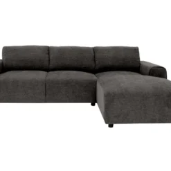 Canapé D'angle Droit En Tissu Anthracite GLADYS 7 Canapé D'angle Droit En Tissu Anthracite GLADYS -Promos Chesteris Boutique canape 7761927