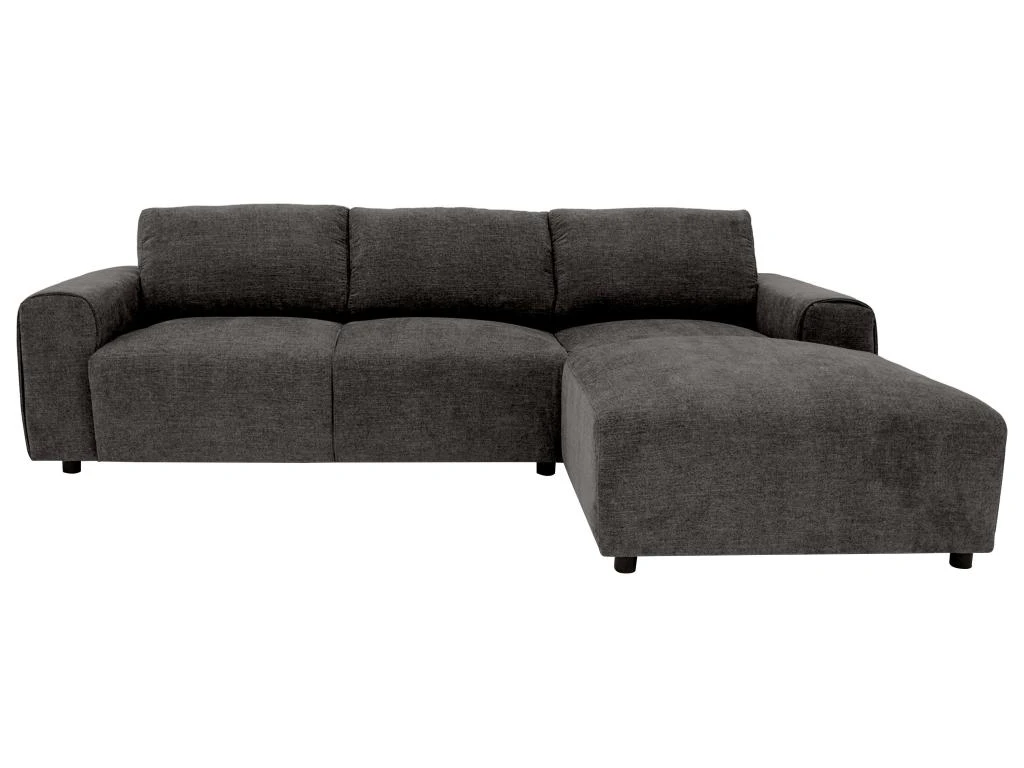 Canapé D'angle Droit En Tissu Anthracite GLADYS 3 Canapé D'angle Droit En Tissu Anthracite GLADYS – Image 3