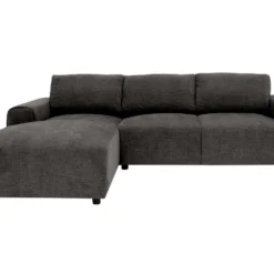 Canapé D'angle Gauche En Tissu Anthracite GLADYS -Promos Chesteris Boutique canape 7761971