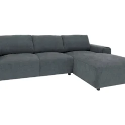 Canapé D'angle Droit En Tissu Bleu Gris GLADYS 8 Canapé D'angle Droit En Tissu Bleu Gris GLADYS -Promos Chesteris Boutique canape 7762291