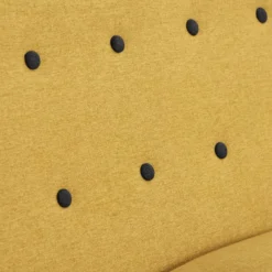 Canapé 2 Places En Tissu Jaune Et Anthracite SERTI II -Promos Chesteris Boutique canape 8119985