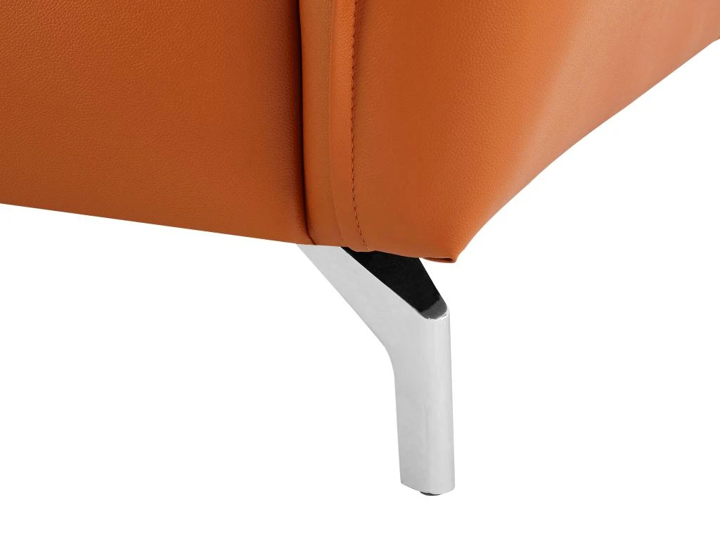 Canapé 3 Places En Cuir Camel LADOGA 5 Canapé 3 Places En Cuir Camel LADOGA – Image 5