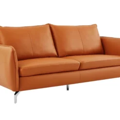 Canapé 3 Places En Cuir Camel LADOGA 8 Canapé 3 Places En Cuir Camel LADOGA -Promos Chesteris Boutique canape 8345887