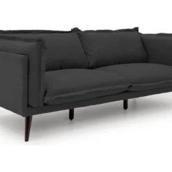 Canapé 3 Places En Tissu Noir OCTAVIE -Promos Chesteris Boutique canape 8492621