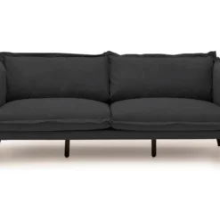 Canapé 3 Places En Tissu Noir OCTAVIE -Promos Chesteris Boutique canape 8492627