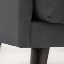 Canapé 3 Places En Tissu Noir OCTAVIE -Promos Chesteris Boutique canape 8492629