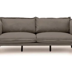 Canapé 3 Places En Tissu Taupe OCTAVIE -Promos Chesteris Boutique canape 8492641