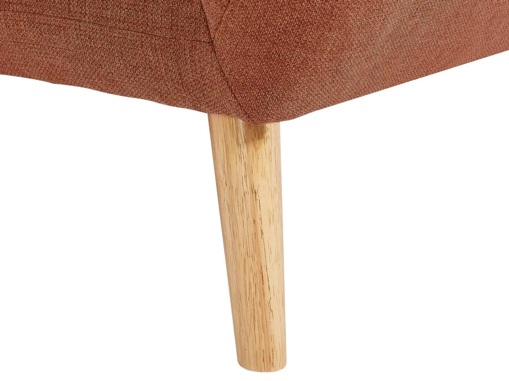 Canapé 2 Places En Tissu Orange SERTI II 4 Canapé 2 Places En Tissu Orange SERTI II – Image 4