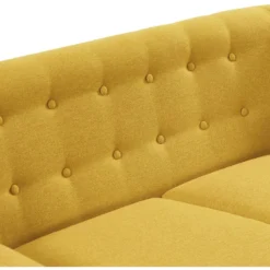 Canapé 2 Places En Tissu Jaune SERTI II 9 Canapé 2 Places En Tissu Jaune SERTI II -Promos Chesteris Boutique canape 8698299