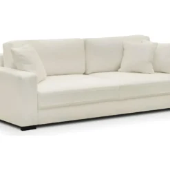 Canapé Convertible 3 Places En Tissu Bouclette écru Avec Coffre De Rangement - Robin 9 Canapé Convertible 3 Places En Tissu Bouclette écru Avec Coffre De Rangement - Robin -Promos Chesteris Boutique canape 8911431