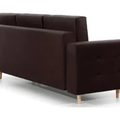 Canapé 3 Places Convertible - En Tissu De Qualité Marron, ASVENA VELOURS 9 Canapé 3 Places Convertible - En Tissu De Qualité Marron, ASVENA VELOURS -Promos Chesteris Boutique canape 9168549