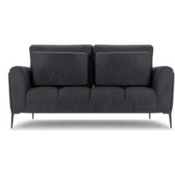 Canapé 2 Places Tissu Gris Anthracite - ALIX -Promos Chesteris Boutique canape 9170135