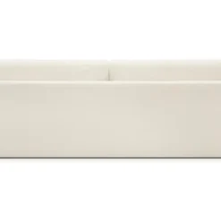 Canapé 4 Places En Tissu Bouclette écru + 4 Coussins - Denver -Promos Chesteris Boutique canape 9475739