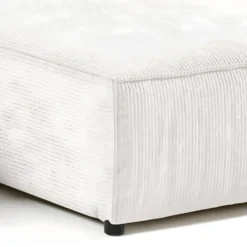 Canapé D'angle Réversible Et Convertible 4 Places Avec Coffre Isaac Velours Côtelé Blanc Cassé 7 Canapé D'angle Réversible Et Convertible 4 Places Avec Coffre Isaac Velours Côtelé Blanc Cassé -Promos Chesteris Boutique canape 9480563