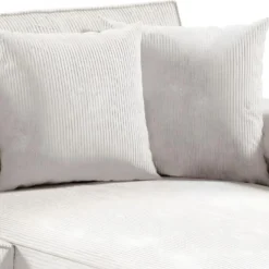 Canapé D'angle Réversible Et Convertible 4 Places Avec Coffre Isaac Velours Côtelé Blanc Cassé 8 Canapé D'angle Réversible Et Convertible 4 Places Avec Coffre Isaac Velours Côtelé Blanc Cassé -Promos Chesteris Boutique canape 9480565