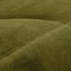 Canapé Convertible 3 Places Avec Coffre De Rangement En Velours Vert Olive - Laria -Promos Chesteris Boutique canape 9480605