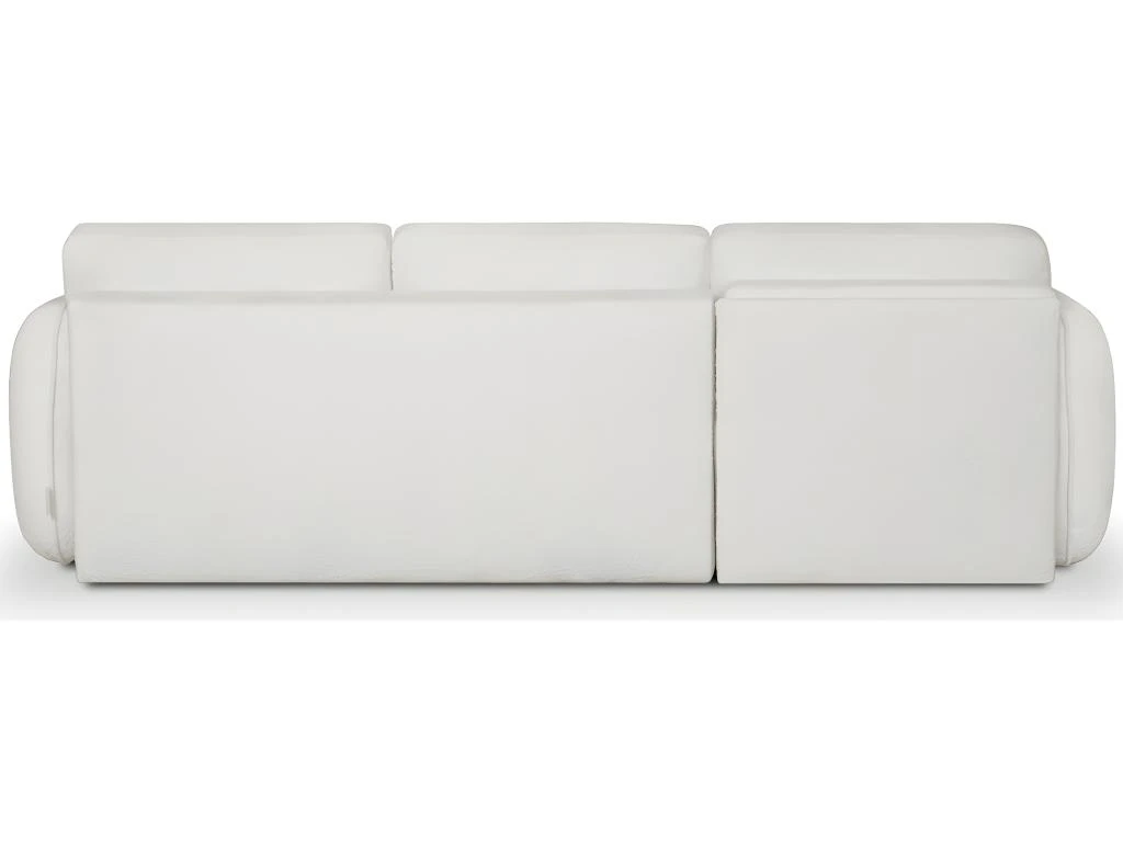 Canapé D'angle Réversible Convertible 5 Places Avec Coffre De Rangement En Tissu Bouclettes écru - Cozy 3 Canapé D'angle Réversible Convertible 5 Places Avec Coffre De Rangement En Tissu Bouclettes écru - Cozy – Image 3