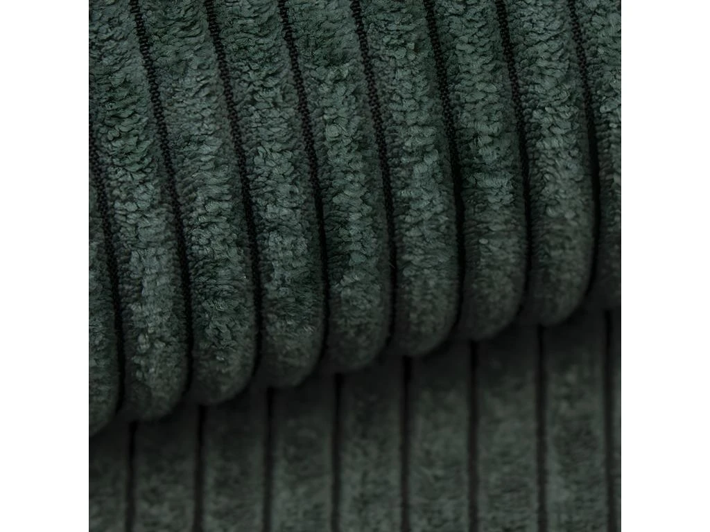 Canapé D'angle Réversible Et Convertible 4 Places Avec Coffre Isaac Velours Côtelé Vert Sapin 5 Canapé D'angle Réversible Et Convertible 4 Places Avec Coffre Isaac Velours Côtelé Vert Sapin – Image 5