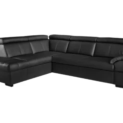 Canapé D'angle Convertible En Cuir Italien De Luxe 5/6 Places TONY, Avec Coffre, Noir, Angle Gauche 7 Canapé D'angle Convertible En Cuir Italien De Luxe 5/6 Places TONY, Avec Coffre, Noir, Angle Gauche -Promos Chesteris Boutique canape 9481795