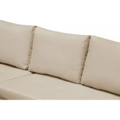 Canapé D'angle Réversible Et Convertible HELIX, Couleur Beige, 4 Places Avec Coffre De Rangement 7 Canapé D'angle Réversible Et Convertible HELIX, Couleur Beige, 4 Places Avec Coffre De Rangement -Promos Chesteris Boutique canape 9482305