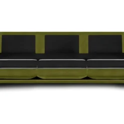 Canapé 3 Places Convertibles En Velours Vert Olive - Viktor 7 Canapé 3 Places Convertibles En Velours Vert Olive - Viktor -Promos Chesteris Boutique canape 9482865