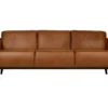 STATEMENT - Canapé 3 Places En Cuir Marron