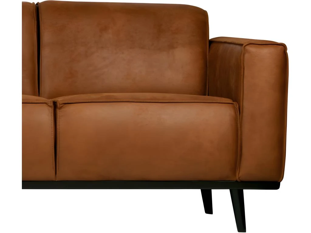 STATEMENT - Canapé 3 Places En Cuir Marron 2 STATEMENT - Canapé 3 Places En Cuir Marron – Image 2