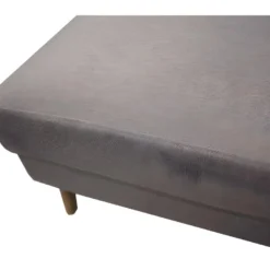 Canapé D'angle Gauche Structure En Bois Et Revêtement Gris - GRIZZLY -Promos Chesteris Boutique canape 9484013