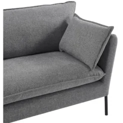 Canapé 2 Places En Tissu Gris SIENA 10 Canapé 2 Places En Tissu Gris SIENA -Promos Chesteris Boutique canape 9612109