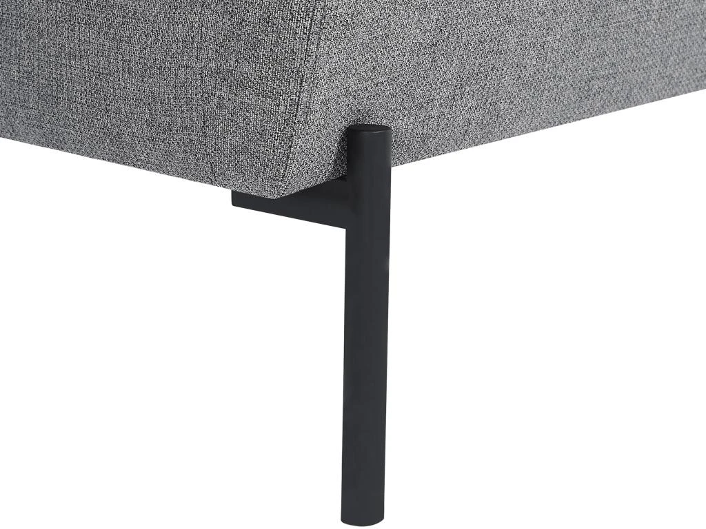 Canapé 2 Places En Tissu Gris SIENA 4 Canapé 2 Places En Tissu Gris SIENA – Image 4