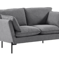 Canapé 2 Places En Tissu Gris SIENA 8 Canapé 2 Places En Tissu Gris SIENA -Promos Chesteris Boutique canape 9612119