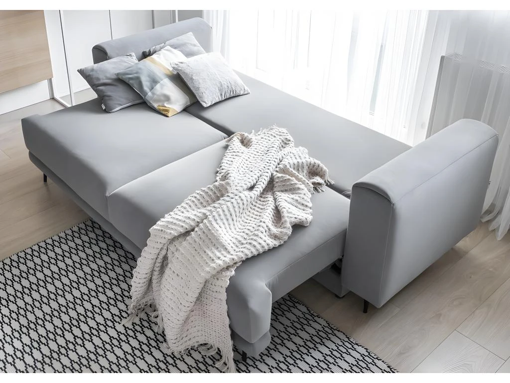 Canapé 3/4 Places Convertible Et Espace De Rangement - Rose - En Tissu De Qualité, DANY 3 Canapé 3/4 Places Convertible Et Espace De Rangement - Rose - En Tissu De Qualité, DANY – Image 3