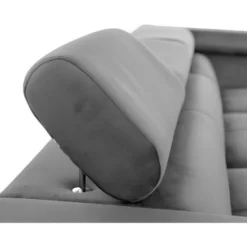 Canapé D'angle Convertible - ERWAN - En Tissu Luxe 5 Places, Gris, Angle Gauche (vu De Face) -Promos Chesteris Boutique canape 9996163