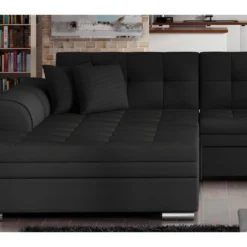 Canapé D'angle Convertible - SOHO - En Tissu De Qualité, Gris, 5/6 Places, Angle Gauche (vu De Face) 8 Canapé D'angle Convertible - SOHO - En Tissu De Qualité, Gris, 5/6 Places, Angle Gauche (vu De Face) -Promos Chesteris Boutique canape 9996711