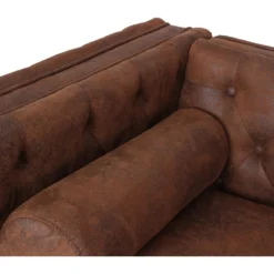 Canapé 3 Places Edward Vintage Pieds Noirs -Promos Chesteris Boutique canape 9997161