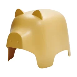 Chaise Enfant En Plastique Jaune - COCHON