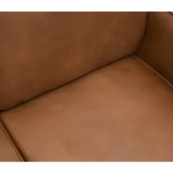 STATEMENT - Canapé D'angle 4 Places Eco Cuir Droit Cognac -Promos Chesteris Boutique ensemble canape 13262945