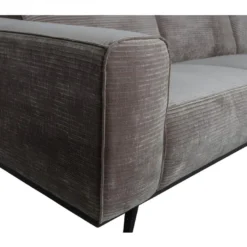 STATEMENT - Canapé 4 Places En Tissu Cotelé Taupe 6 STATEMENT - Canapé 4 Places En Tissu Cotelé Taupe -Promos Chesteris Boutique ensemble canape 9490359