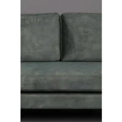 HOUDA - Canapé 3 Places En Aspect Cuir Gris/vert 7 HOUDA - Canapé 3 Places En Aspect Cuir Gris/vert -Promos Chesteris Boutique ensemble canape 9490593