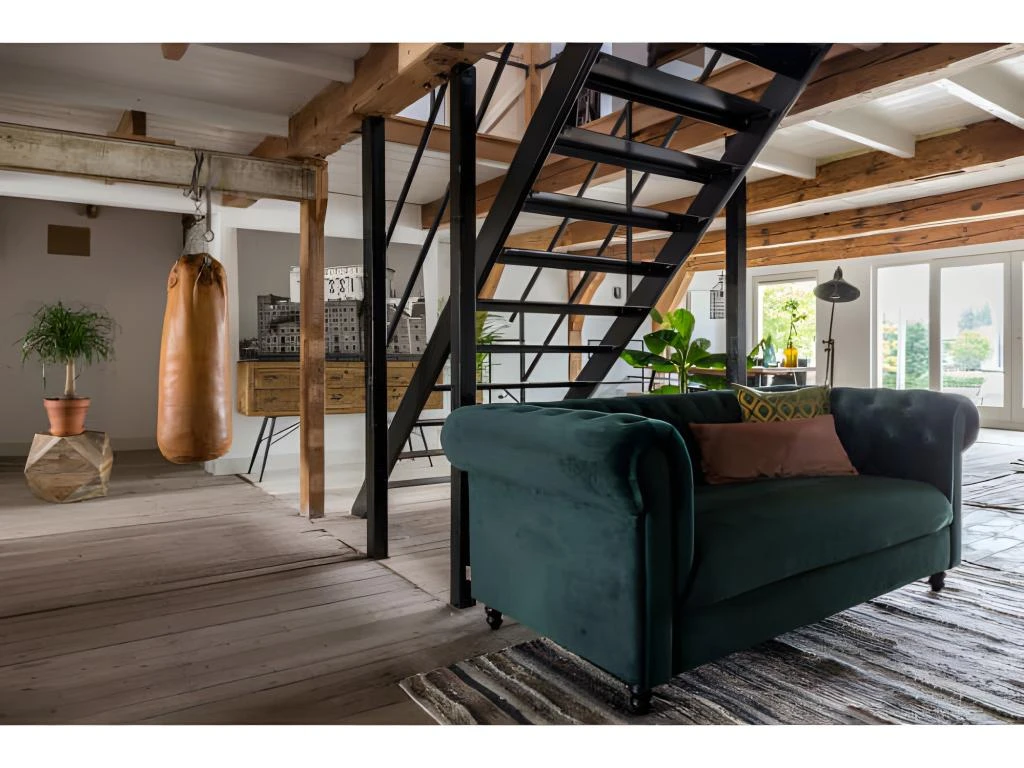 CHESTER - Canapé 3 Places En Velours Vert 2 CHESTER - Canapé 3 Places En Velours Vert – Image 2